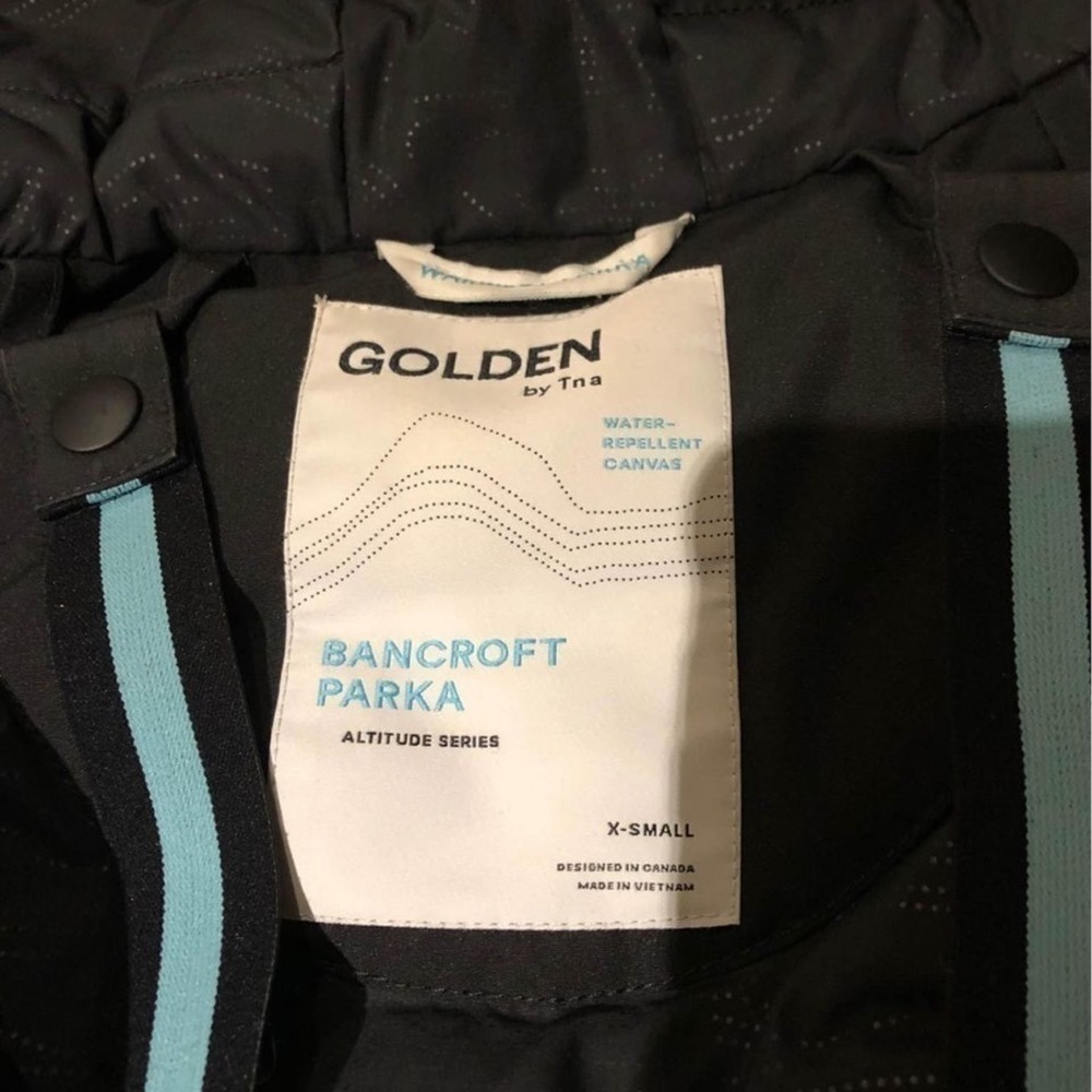 BLACK Aritzia TNA Golden By TNA Bancroft Parks XS - Picture 9 of 9